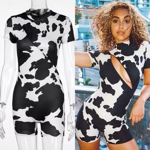 Cow Print playsuit 🐮